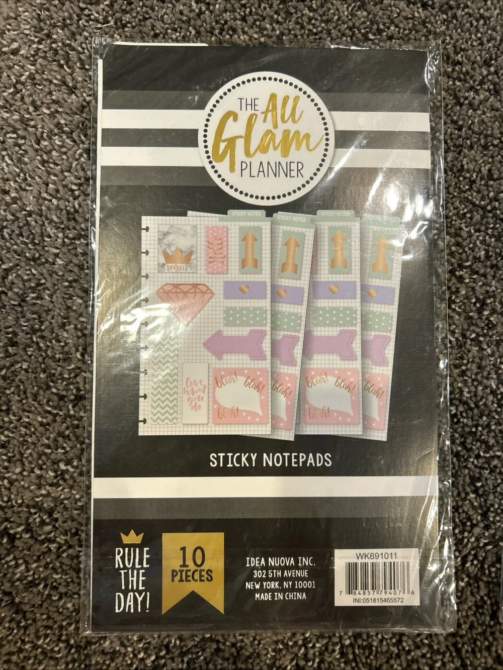 Pastel Sticky Note Set by - Pink, Lavender & Mint
